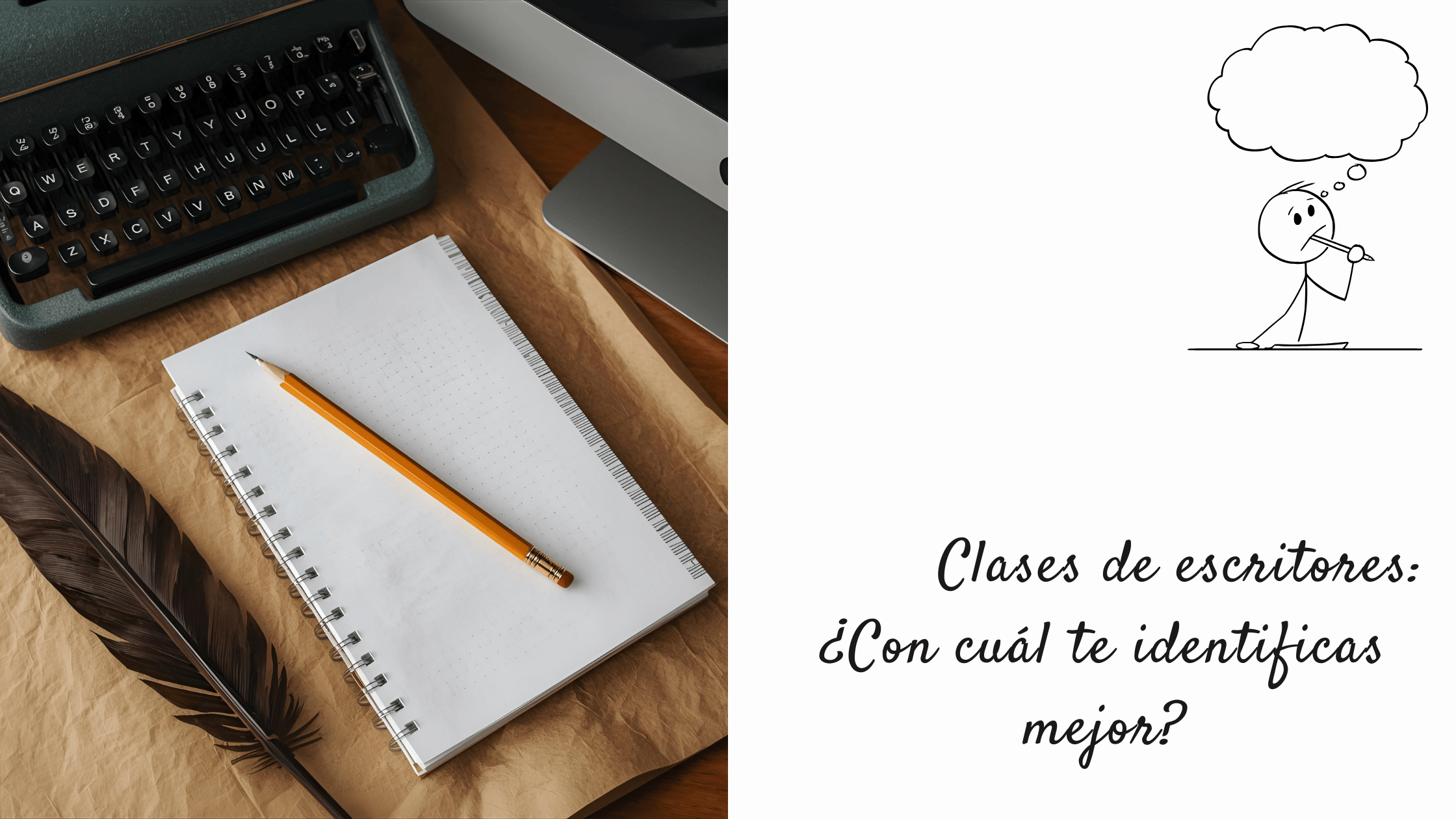 Clases de escritores: ¿Con cuál te identificas mejor?